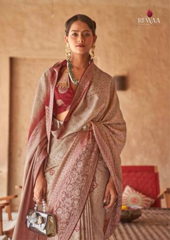 Rooh By Rewa Fancy Partywear Silk Saree Collection